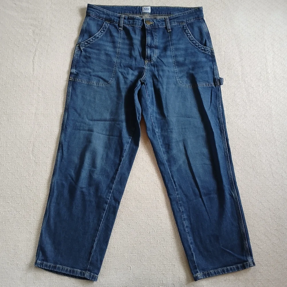 lee ♡ workwear carpenter utility jeans 12 americana vintage utility rugged relax